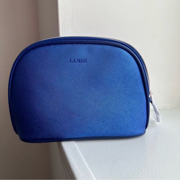NEW La Mer Cosmetic/Make-up Bag: Royal Blue - Picture 1 of 7